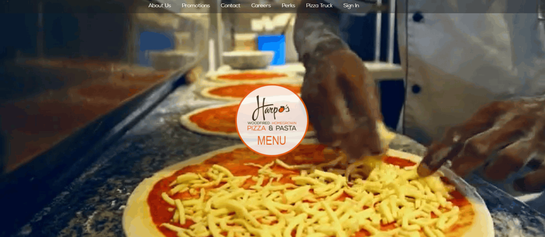 Harpos Pizzas screenshot